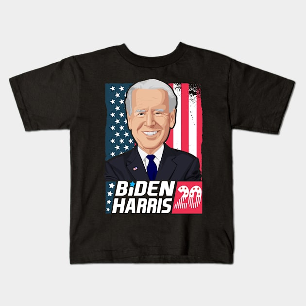 Joe Biden Kamala Harris 2020 Kids T-Shirt by Rebrand